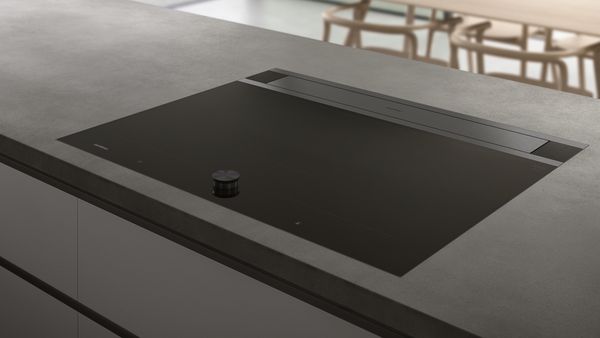Gaggenau cooktop and table ventilation in a moderm kitchen