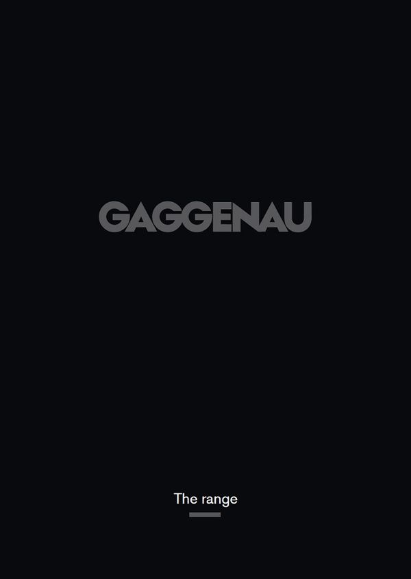 gaggenaus huvudbroschyr, som är en omfattande guide till alla våra apparatkategorier och serier och deras viktigaste attribut