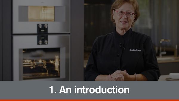 Larissa Taboryski, Gaggenau’s culinary educator introduces the Gaggenau combi-steam oven 