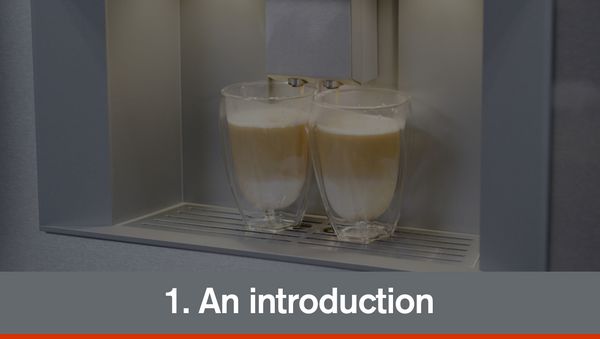Larissa Taboryski, Gaggenau’s culinary educator introduces the Gaggenau espresso machine 