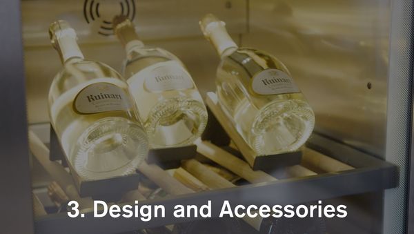 Gaggenau wine climate cabinets - design and accessories 