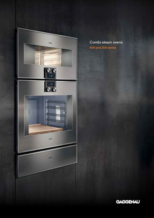overview brochure of gaggenau combi steam ovens 400 series brochure 
