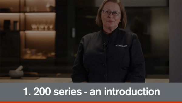 Larissa Taboryski, Gaggenau’s culinary educator introduces the Gaggenau induction 200 series 