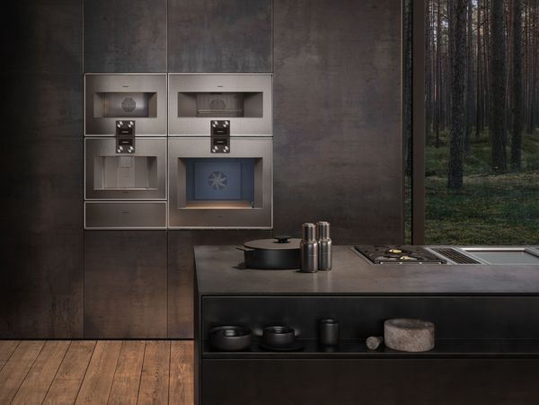 Gaggenau 400 Series ovens in a luxury kitchen