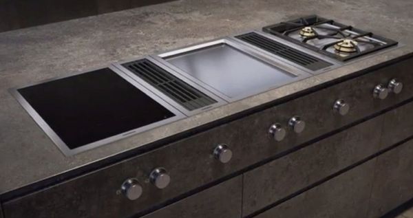 Gaggenau Vario cooktops in a luxury kitchen