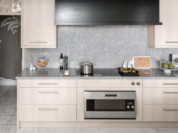 Gaggenau appliances featured in Savage’s kitchen. Photography by Adahlia Cole and Colin Peck.
