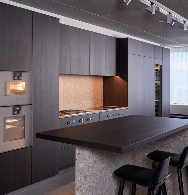 An image of the Gaggenau showroom in New York.