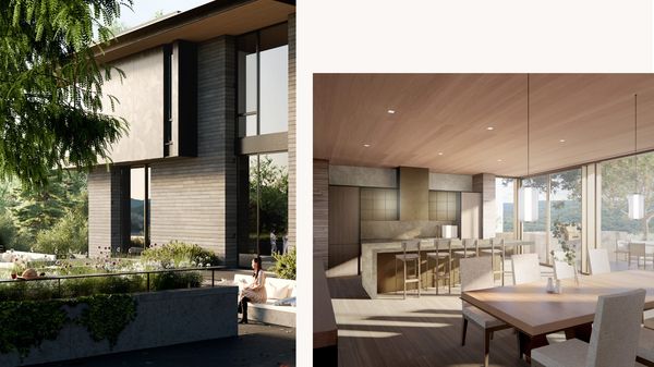 One of Carbon Custom Builders' early projects, a gorgeous modern home in Westchester county.