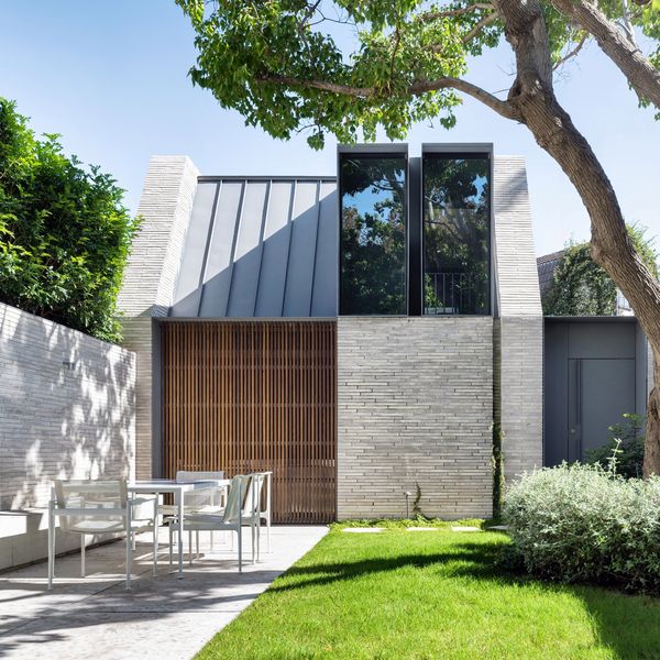 View looking at the garage and self-contained studio room.