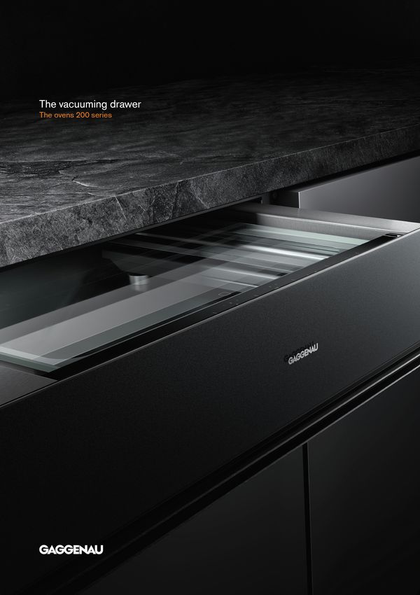 overview brochure of gaggenau wine climate 200 series