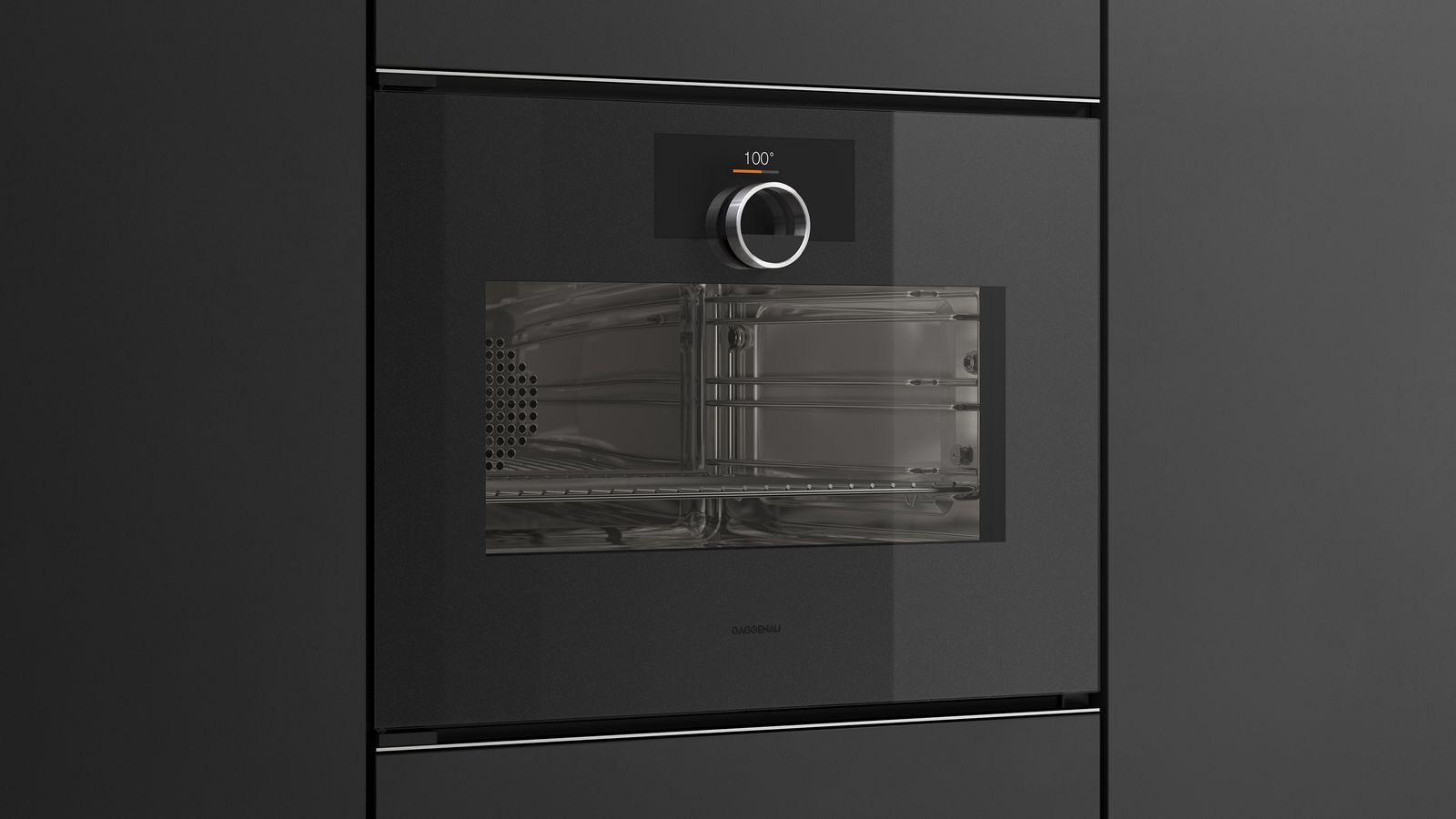 Gaggenau Combi-Steam-Dampfbackofen — Edelstahl-Garraum mit präziser Feuchtigkeitssteuerung
