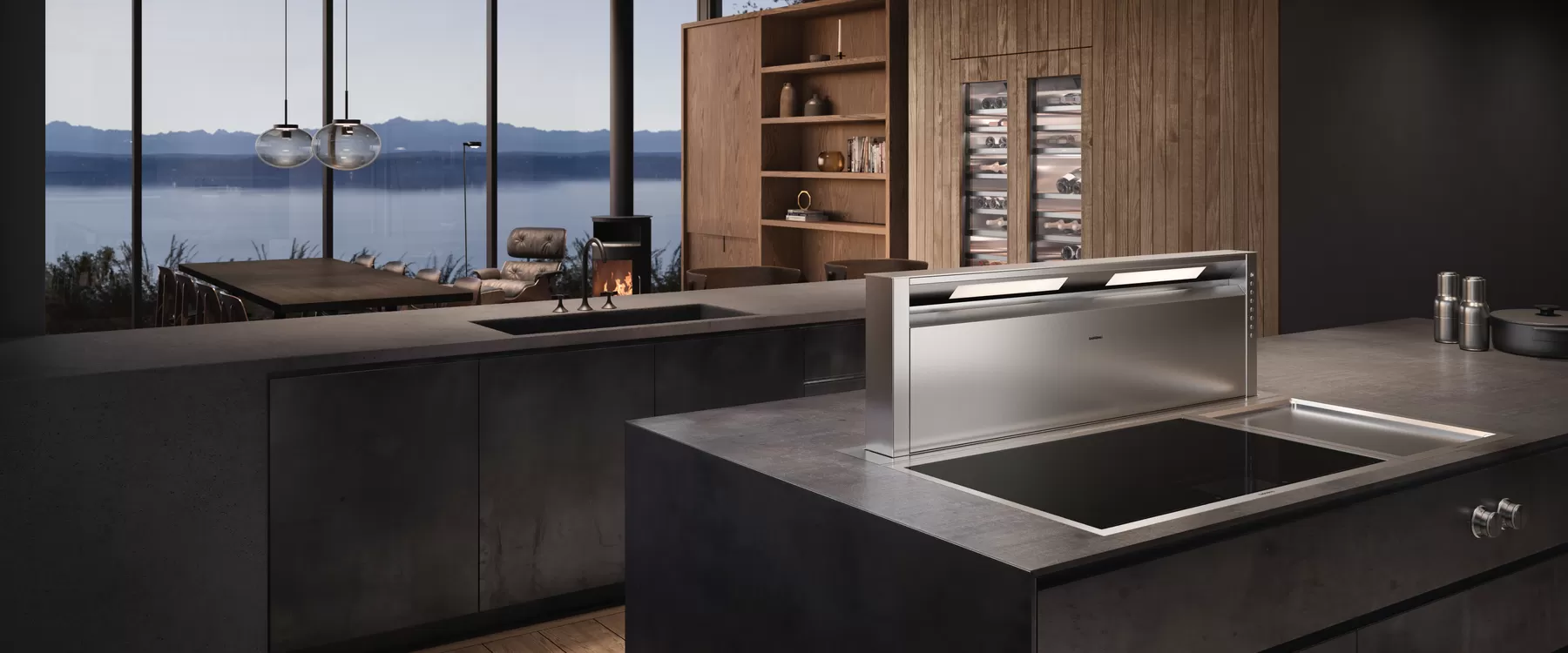 Gaggenau 400 series cooktops stage