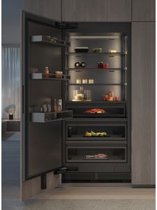 Close-up of a Gaggenau Vario cooling expressive series refrigerator