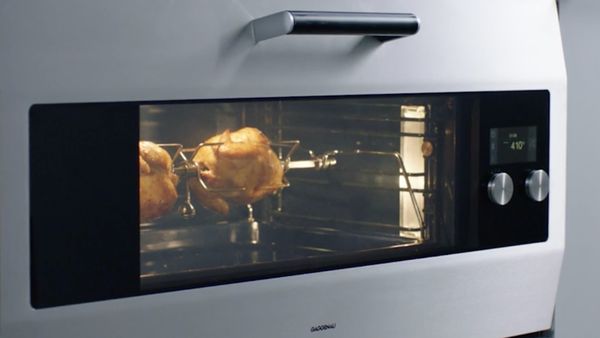 Gaggenau eb333 oven cooking rotisserie chickens  