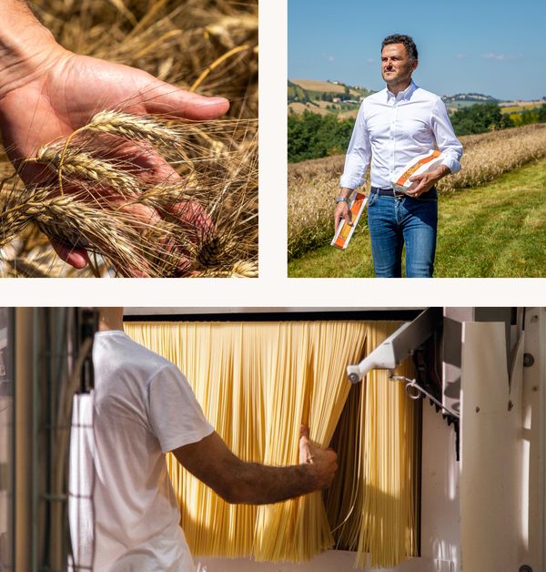 Collage de imágenes de Mancini Pastificio Agricolo