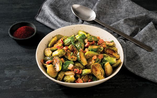 Recipe image for Roasted Brussels Sprouts with Pancetta 