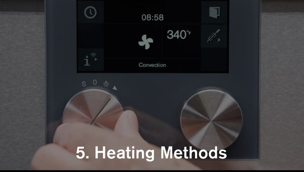 Gaggenau 30” oven heating methods 