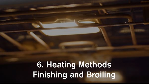 Gaggenau 30” oven heating methods - finishing and broiling 