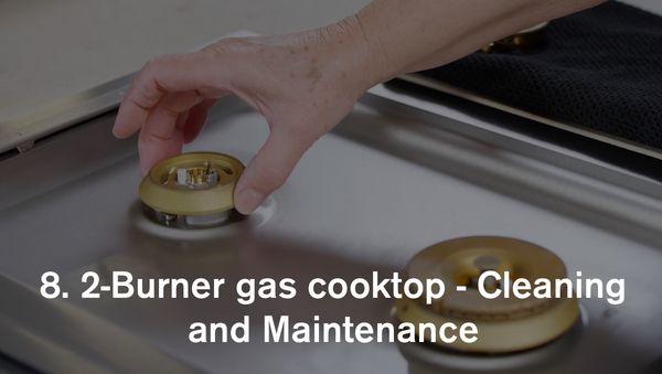 Gaggenau vario modular cooktops - 2-burner gas cooktop - cleaning and maintenance 