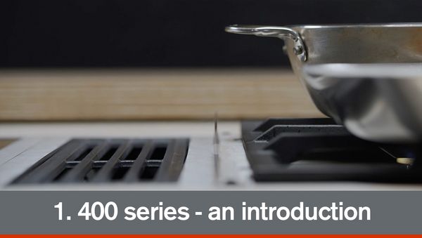 Larissa Taboryski, Gaggenau’s culinary educator introduces the Gaggenau vario downdraft 400 series 