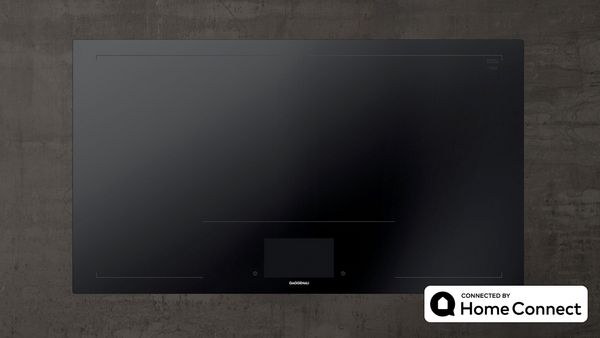 Plan view of a Gaggenau 400 series induction cooktop 
