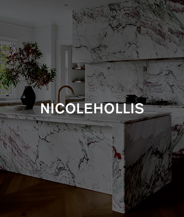A kitchen designed by Nicole Hollis. 