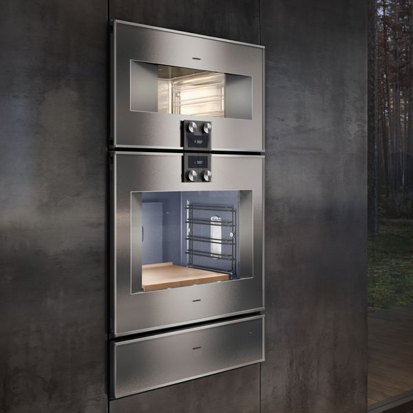 Gaggenau 400 series steam oven, oven and warming drawer  