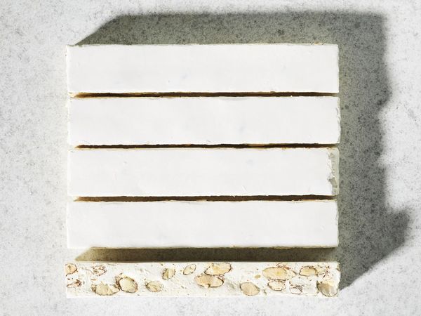 Nougat on a worktop