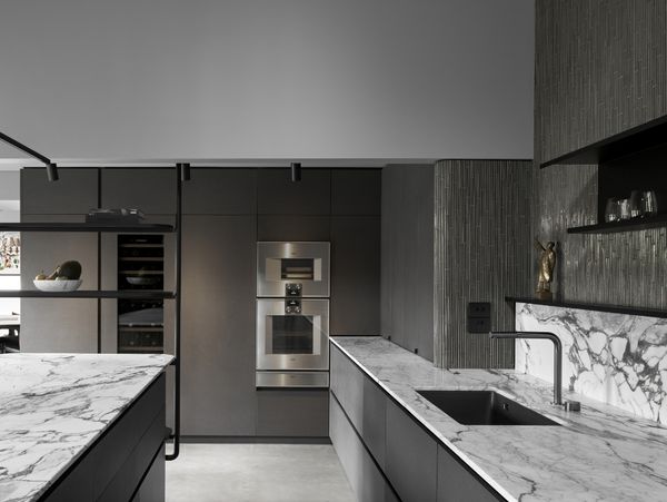 Gaggenau appliances installed in a luxury kitchen