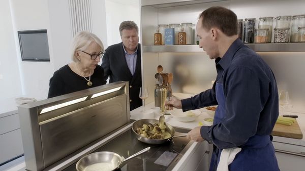 In the Secret Ingredients short film, Chef Eric Ziebold prepares a dish in Spyhouse, the home of Joan Dempsey, designed by architect Simon Jacobsen.