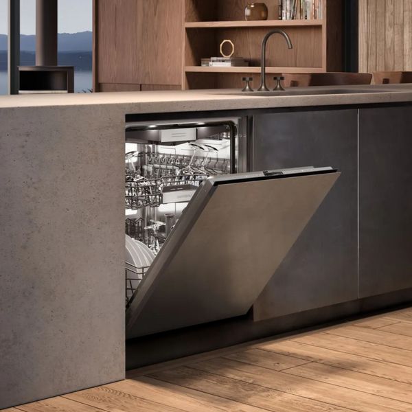 Gaggenau dishwasher fitted in a luxury kitchen space