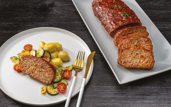 Recipe image for Meatloaf With Mozzarella