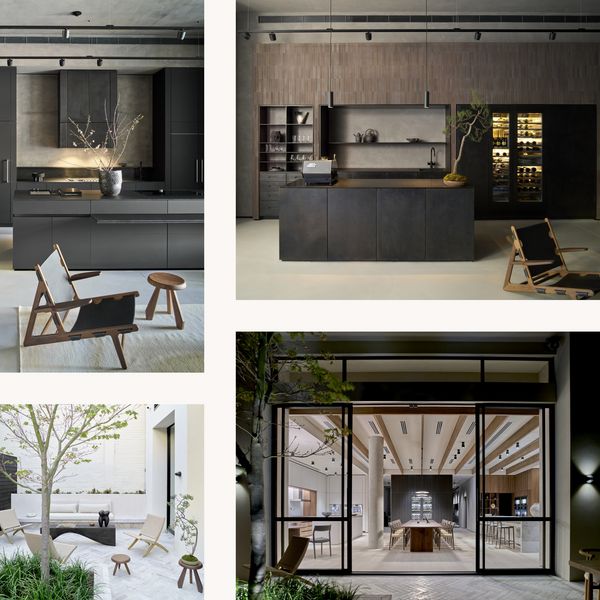 Image collage of the Gaggenau flagship showroom in Sydney, Australia