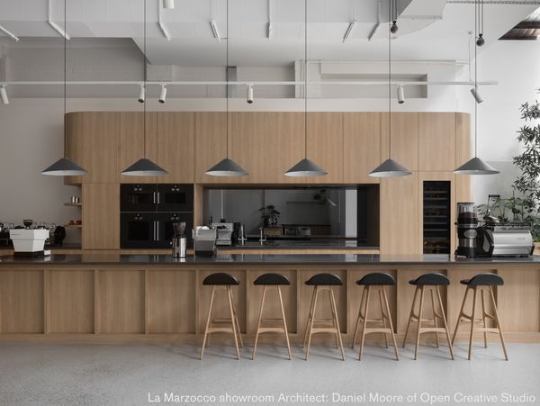 La Marzocco showroom in Sydney, Australia, fitted with Gaggenau appliances