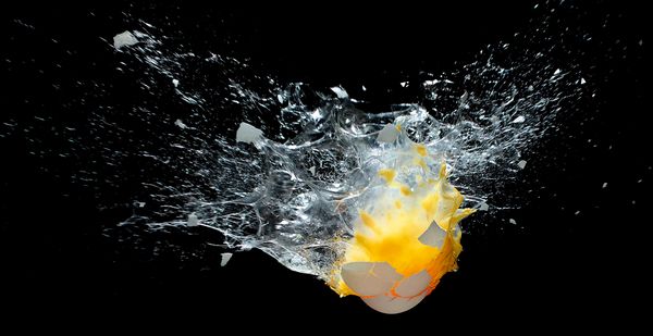 Year 2015 steam cleaning system exploding egg