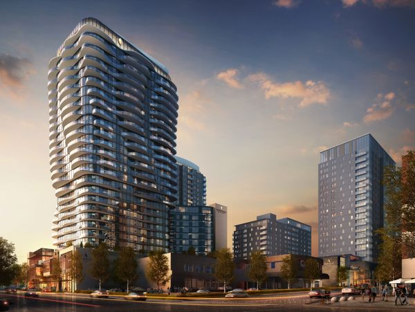 Exterior view of Avenue Bellevue during golden hour