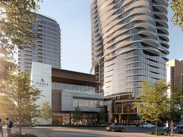 Exterior view of Avenue Bellevue in the afternoon sun
