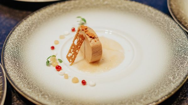 A beautifully prepared dish, served at the Hotel Sackmann.