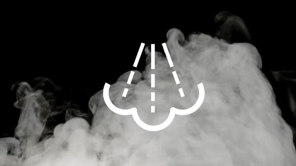 An image of steam with a steam injection symbol superimposed over it 