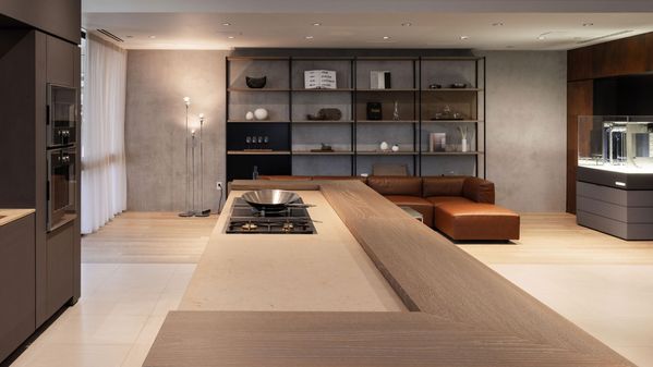 Gaggenau vario 400 series appliances in the Irvine flagship showroom