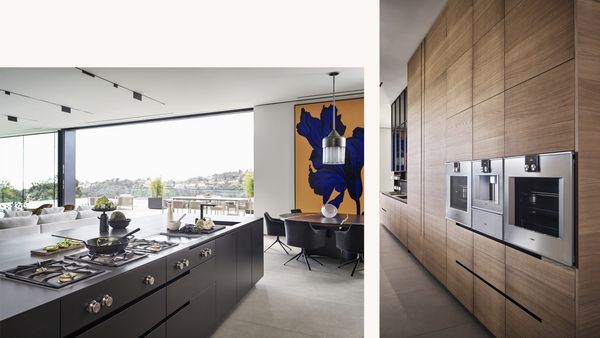 Interior shots of the home's kitchen and butler's pantry. 