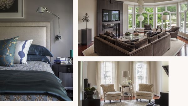 A collage featuring some of Simplicity Interior Design's other projects. 