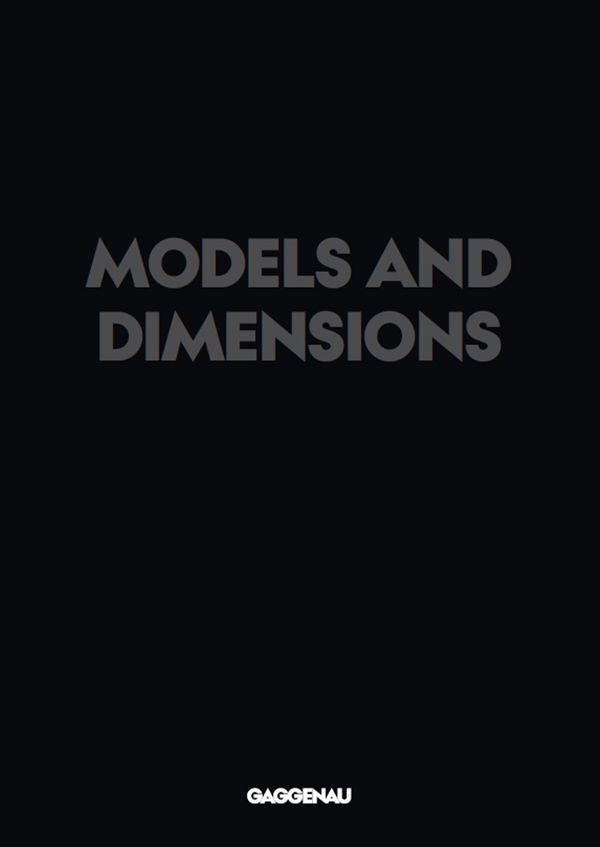 Gaggenau - The models and dimensions catalogue 