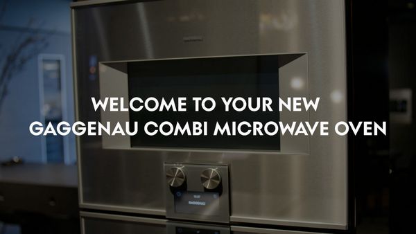 Image of a Gaggenau 400 series combi-microwave oven