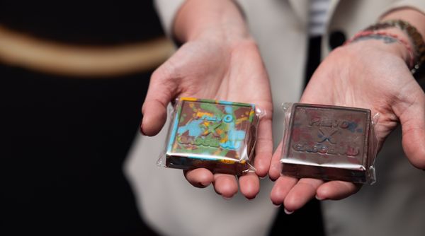 Signature Vesta chocolates produced specially for guests of the event.