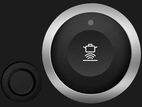 Close-up of a Gaggenau Cooking Sensor and silicone tab