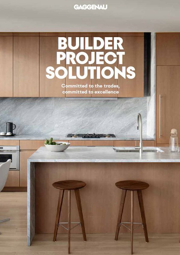 Front cover of the builder project solutions brochure