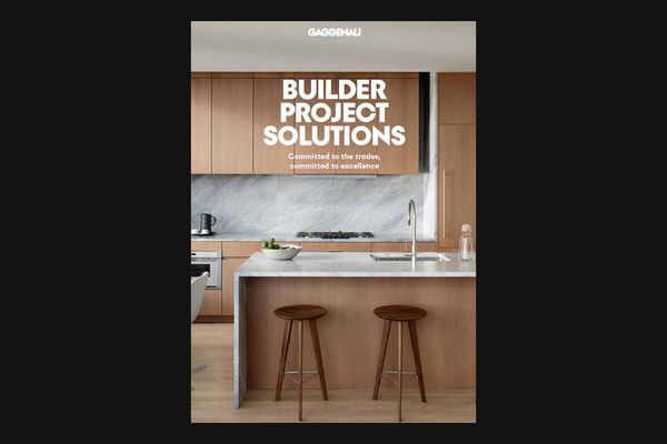 Front cover of the builder project solutions brochure