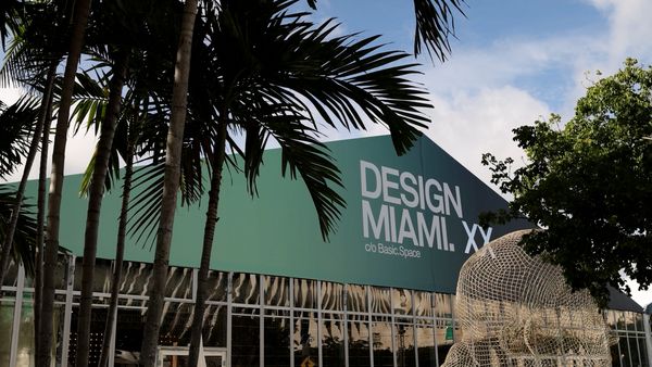 External view of the Design Miami event space