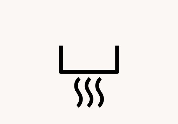 Icon of the Keep Warm function on the CI induction cooktop